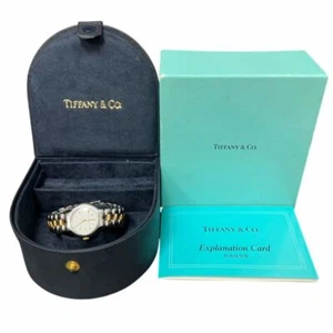Tiffany & Co. Tesoro L0112 Quartz stainless steel K18 Yellow Gold Watch #3 - Picture 1 of 9