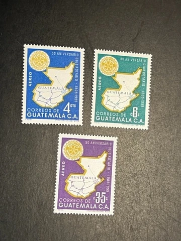 Guatemala stamp C207-209 MH Cover