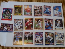 Lot of 17 1991 Topps Tops Baseball Cards Barry Bonds Babe Ruth