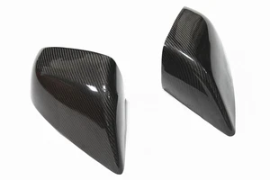 Carbon Fiber Tape-on Mirror Covers for 2012-2020 Tesla Model S 2013 2014 2015 - Bild 1 von 6