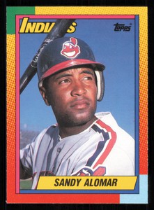 1990 Topps Traded #2T Sandy Alomar Baseball Card - - Near Mint or Better