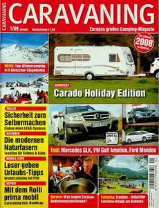 Caravaning 01/2009 Carado C 255 Supertest Mercedes GLK VW Golf V Variant 4motion - Bild 1 von 2