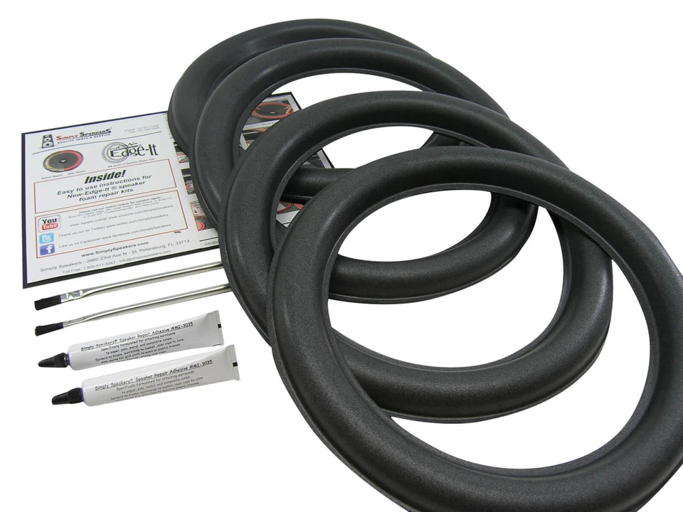 JL Audio 13w6v2-d4 13w6v2 Subwoofer Speaker Foam Surround Repair Kit Singleedge