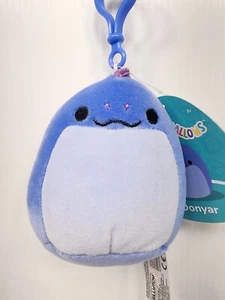 Squishmallows Donyar The Blue Eel Clip On 3.5" NWT - Picture 1 of 4