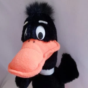 Vintage 1971 Daffy Duck Plush Stuffed Animal Warner Bros Characters Mighty Star - Picture 1 of 5