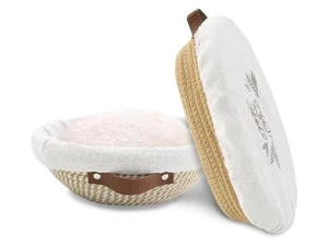 Nikkar Bread Proofing Basket Set of 2 Natural 2 Pack - Picture 1 of 6