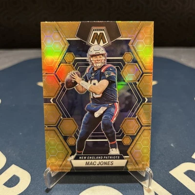 2023 Mosaic Mac Jones Honeycomb Prizm #160 SSP 49ers - Image 1 of 2