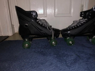 Ventro Turbo Skates Green Combo Wheels UK8 - Image 1 of 4