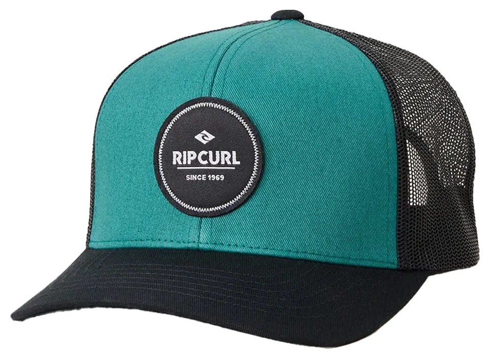 Rip Curl рутинный изгиб водитель грузовика шляпа - черный / синий - новый - Изображение 1 из 2