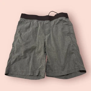 PrAna pantaloncino sportivo uomo grande grigio elastico in vita nero linguetta coulisse outdoor - Foto 1 di 7