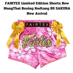 Fairtex BS Sakura Muay Thai Shorts Limited Edition Rodtang Boxing MMA - Picture 1 of 9