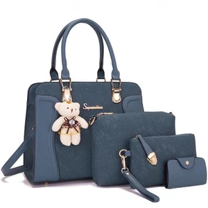 Women's Fashion Handbags Tote Bags Shoulder Bag Top Handle Satchel Purse Set ... - Picture 1 of 7