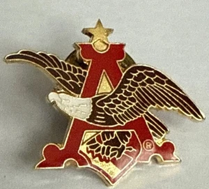 Vintage Anheuser Busch Eagle Logo Epoxy Pin lapel.    - Picture 1 of 3