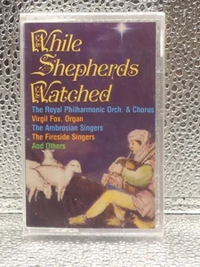 While Shepherds Watched CBS Records Christmas Cassette Tape New Factory Sealed - Picture 1 of 7