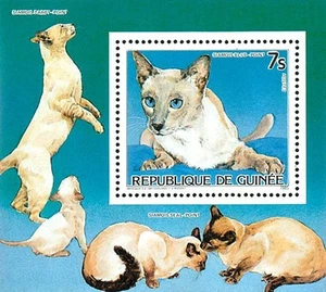 Guinea 1985 Perf. Cats & Dogs 1985 Luxury Block N° 1050 - 1057 BL 159 - 167 - Picture 1 of 8