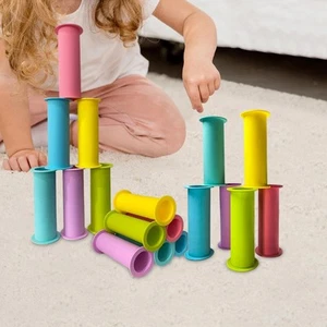 18x Stacking Cup Set für Kinder Speed -Training für Boy Girl Baby Kinder - Bild 1 von 7