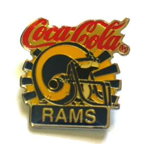 St. Louis Rams Football Pin _ Coca-Cola Sponsor - Bild 1 von 1
