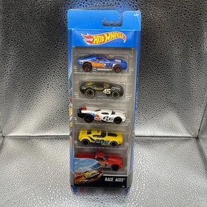 2015 Hot Wheels HW Race Aces 5 Car Pack Set Mattel BRAND NEW - Picture 1 of 3