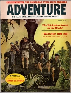 Adventure May  1957 London Prostitutes Haitian Voodoo Cannibal True Crime Men's - Bild 1 von 9