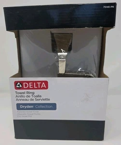 Delta Dryden Collection Towel Ring Brilliance Polished Nickel Finish 75146-PN - Picture 1 of 10