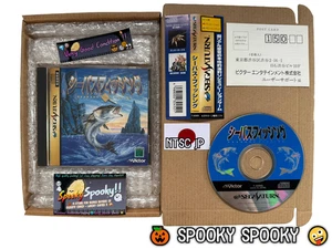 Sea Bass Fishing Sega Saturn - NTSC-J Japan VGC CIB with Obi - Reg - Tracked - Picture 1 of 13