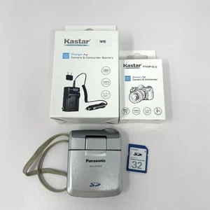 Panasonic D-snap SV-AV20 Multifunction Digital Camcorder / Camera Silver Tested - Picture 1 of 12
