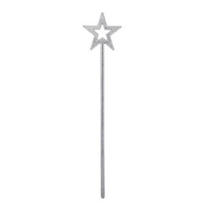 Kurt Adler 13.25" Ice Palace White Glitter Star Decorative Christmas Pick - Picture 1 of 1