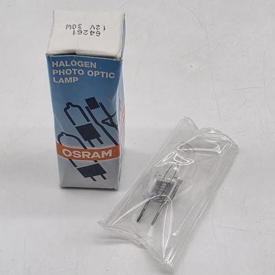 Osram 64261 30W 12V T3 G6.35 2 Pin Display Light Bulb NAED 54247 Sealed  - Image 1 of 4