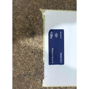 Sony 128MB Memory Stick Card Blue MagicGate Technology for Digital Cameras - Picture 1 of 6