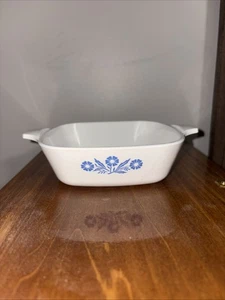 Corning Ware Blue Cornflower Petite Pan 1 3/4 Cup Casserole Dish P-41 - NO LID - Picture 1 of 3