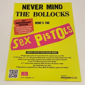 SEX PISTOLS Never Mind The Bollocks Mojo Magazine 2012 1 Page Advert - Bild 1 von 1