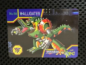 Rockman X2 Carddass No.58 W-Alligates BANDAI CAPCOM Japan 1994 - Bild 1 von 6
