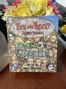 Fun & Funky 500 Piece Jigsaw Puzzle ~ Faces of The World - SEALED - Picture 1 of 2