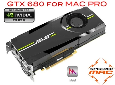  GTX 680 2GB DDR5 Apple Mac Pro, Metal 4k Mojave Monterey Sequoia Nvidia - Immagine 1 di 4