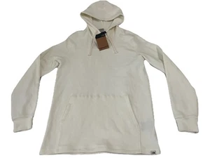 The North Face Terrain Waffle Hoodie Medium Weiß Baumwolle Herren Neu mit Etikett - Bild 1 von 9