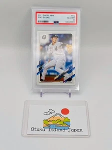 PSA 10 ROKI SASAKI 2021 TOPPS NPB #112 - Picture 1 of 2