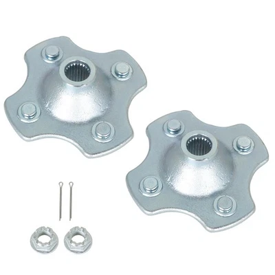 LABLT 2× Rear Axle Wheel Hub W/Nut For Honda FourTrax 300 TRX300 2x4 4x4 1990 - Imagem 1 de 4