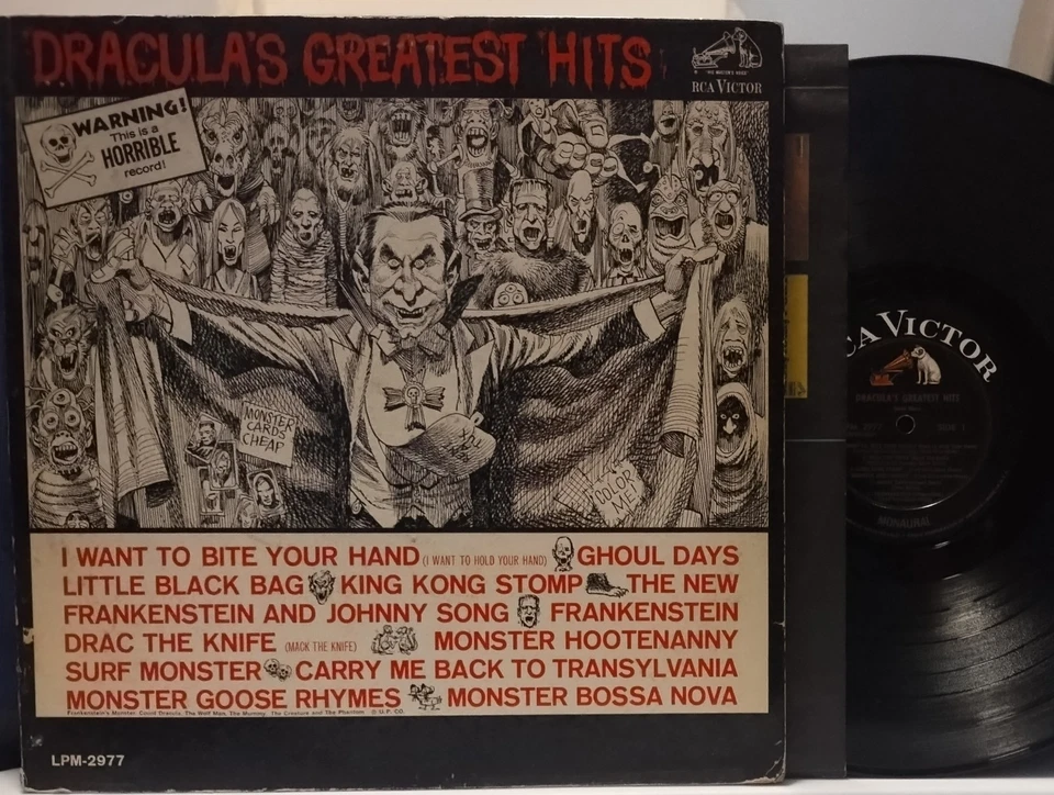 DRACULA'S GREATEST HITS Gene Moss-Billy Lee Riley SCARCE 1964 RCA/VICTOR LP Hear - Image 1 of 4