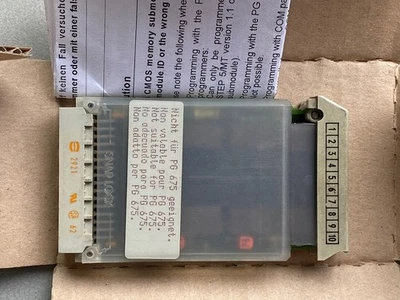 Siemens Simatic S5 6ES5373-1AA61 6ES5 373-1AA61 E: 01 módulo de memoria - Imagen 1 de 2