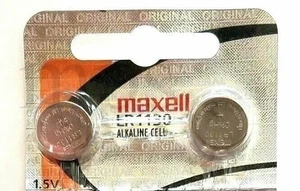 LR1130 Maxell 189 (2 piece) 389 LR54 SR1130SW AG10 New Alkaline Battery - Picture 1 of 6