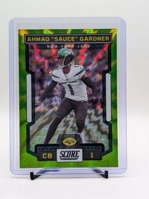 2023 Score - Ahmad Gardner #292 Green Electric Color match /99 - Image 1 of 2