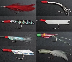 Plata Sea Trace Rigs / Plumas de caballa / Hokkai / Camarón / Oropel - Imagen 1 de 13