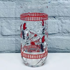 Vaso de vidrio con tema de barbacoa de Coca-Cola - Imagen 1 de 7