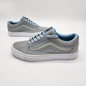 Vans Old Skool Damen 7 Glitter Jelly Stripe Powder Blue Skate Sneaker Schuh - Bild 1 von 10