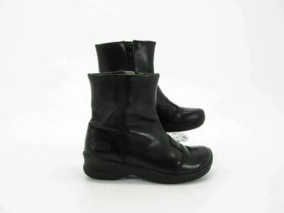 Bota Keen Mujer Talla 6M Cuero Negro Chelsea Usada qp Foto 1 de 4