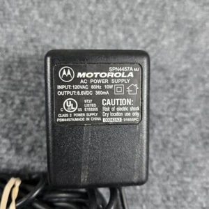 Vtg Genuine Motorola SPN4457A AC Adapter. Power Supply 8.6VDC @ 360mA - Picture 1 of 2