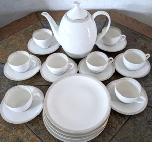 Arzberg Form 2000 „Grauband Goldrand“ Kaffeeservice - Bild 1 von 5