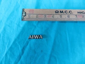 Logo "AIWA" originale in plastica cm. 2 - Picture 1 of 2