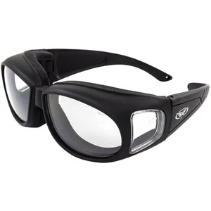 Birdz Eyewear Outfitter OTG Anti-Fog Safety Motorcycle Glasses Clear Lenses - Picture 1 of 14