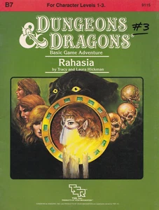 D&D Basic Game Adventure Rahasia B7 1984 Used VTG - Picture 1 of 7
